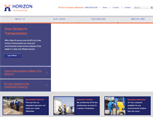 Tablet Screenshot of horizon-environ.com